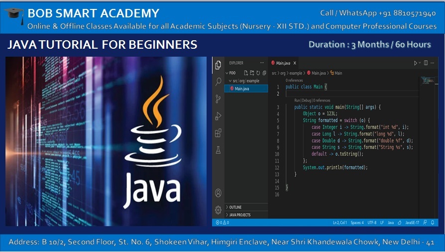 Java Tutorial for Beginners - Part 1