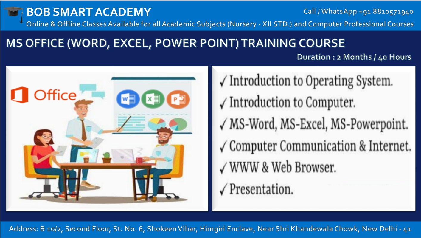 Basic Computer & MS OFfice Training Course